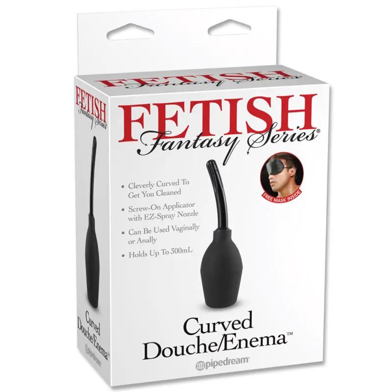 Fetish Fantasy Series Curved Douche/Enema Black by Pipedream