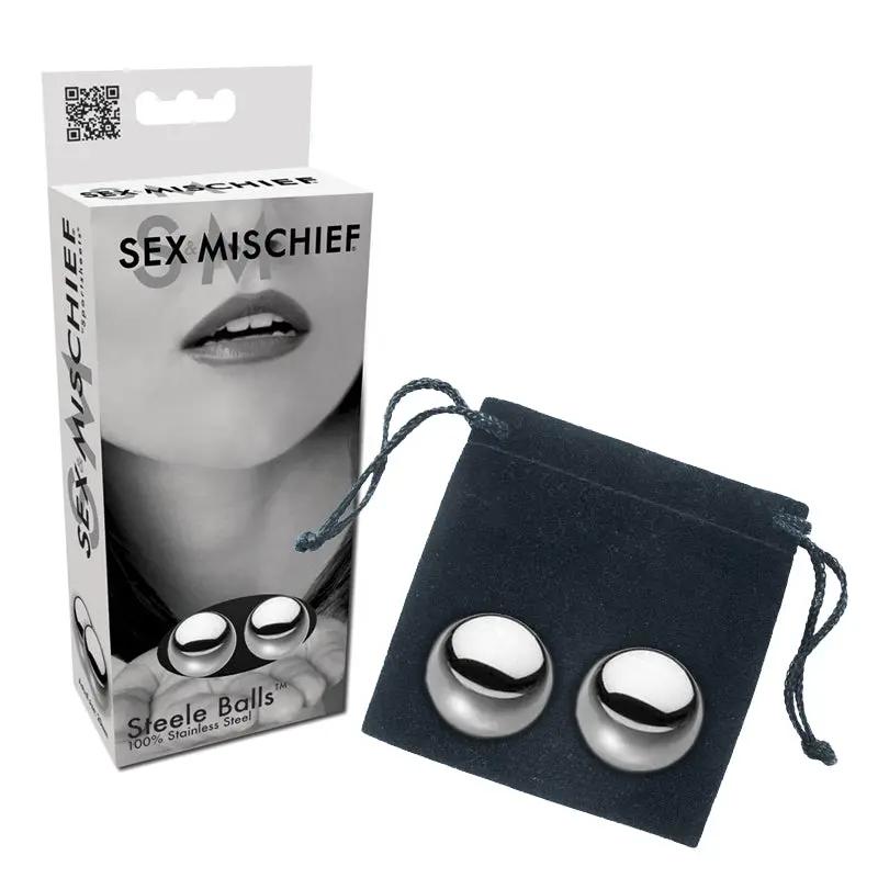 Sportsheets Sex & Mischief Steele Balls Stainless Steel by Sportsheets