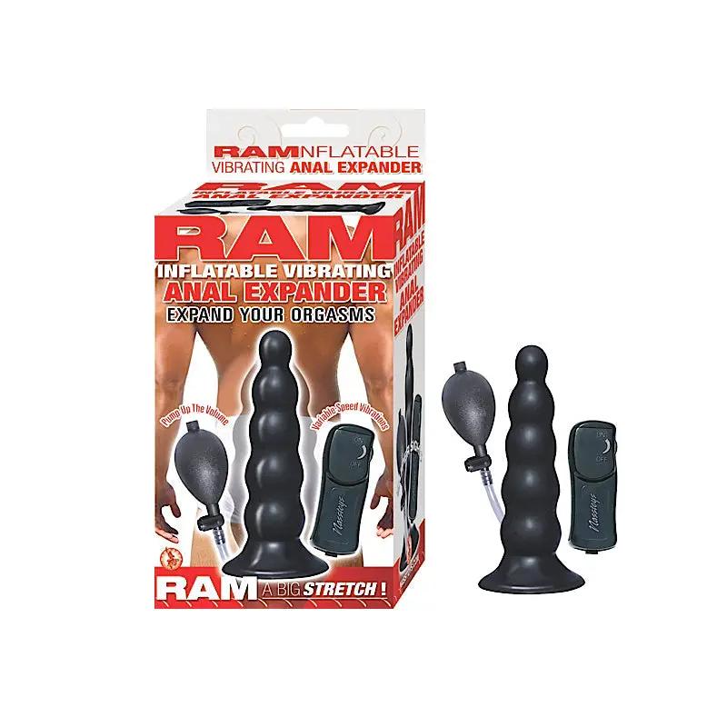 Ram Inflatable Vibrating Anal Expander (Black) by Nasstoys