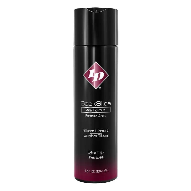 ID BackSlide Silicone Anal Lubricant 8.5oz Flip Cap Bottle by ID Lubricants