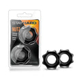 Stay Hard Nutz Cockring 2-Pack Black by Blush