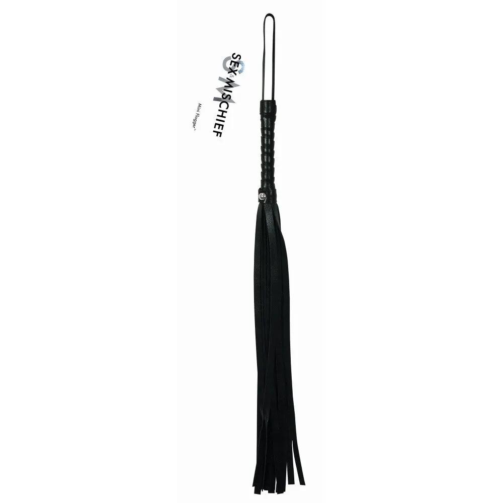 Sportsheets Sex & Mischief Mini Flogger Black by Sportsheets