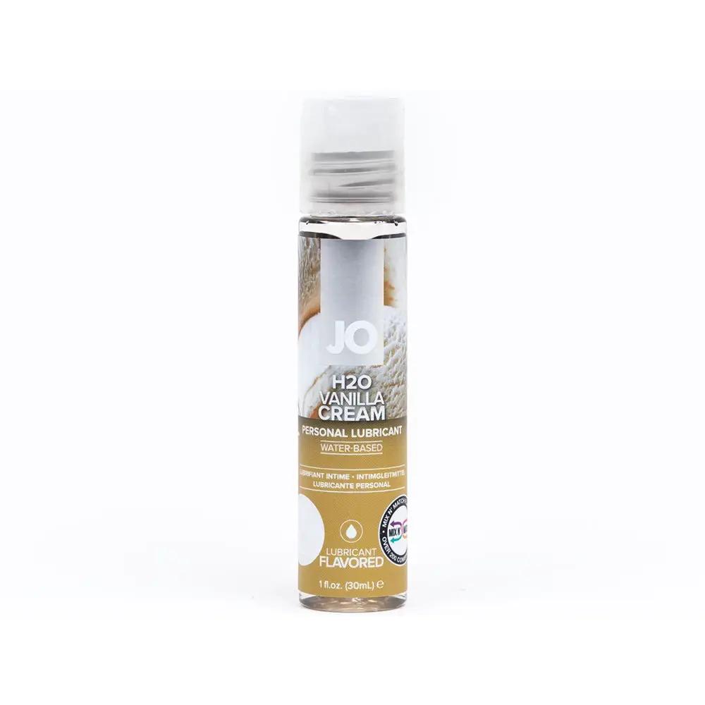 JO H2O Vanilla Cream Flavored Water-Based Lubricant 1 oz. by System JO