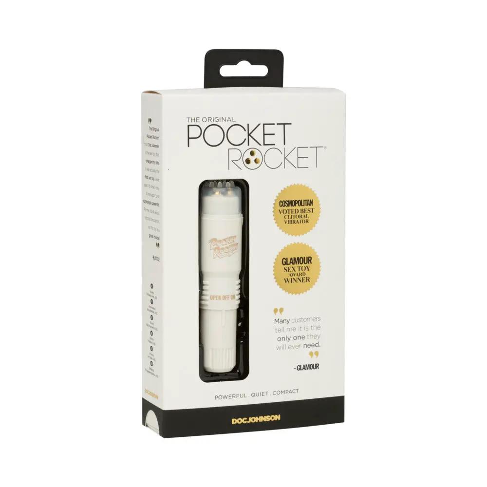 Pocket Rocket Vibe 4in. (Ivory) by Doc Johnson