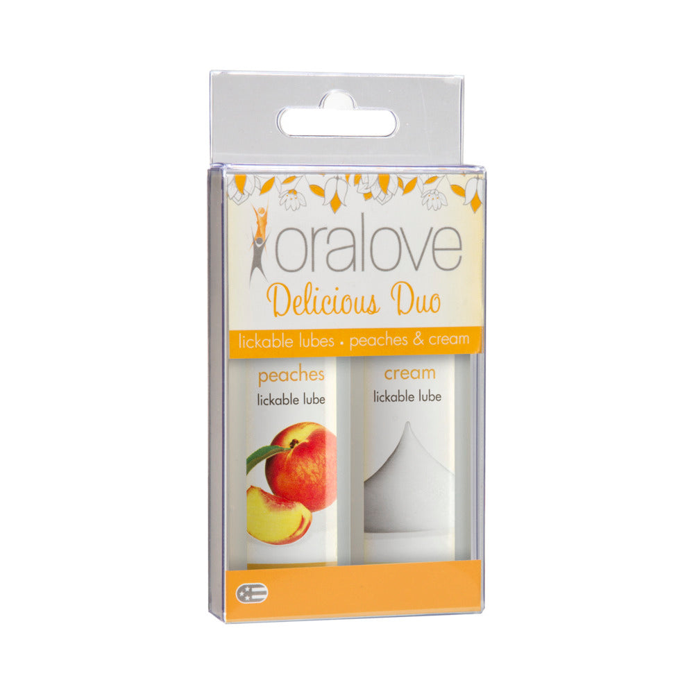 Oralove Delicious Duo Peaches and Cream by Doc Johnson