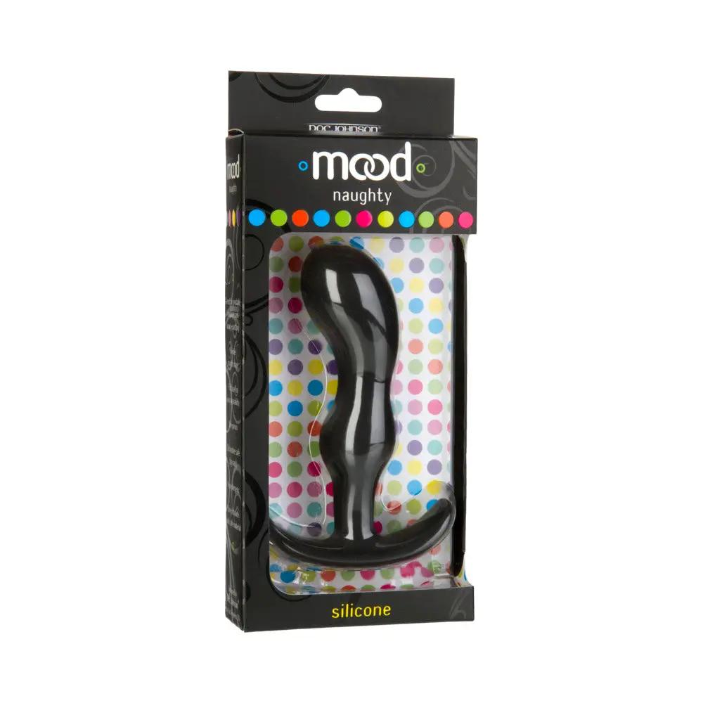 Mood - Naughty 2 - Large Black Silicone Butt Plug by Doc Johnson