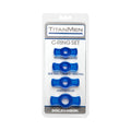TitanMen - Cock Ring Set Blue by Doc Johnson