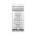 TitanMen - Cock Ring Set Clear by Doc Johnson