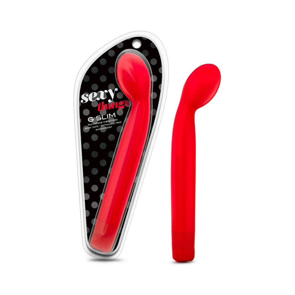 Sexy Things G Slim Multispeed Slimline G-Spot Vibrator Red by Blush