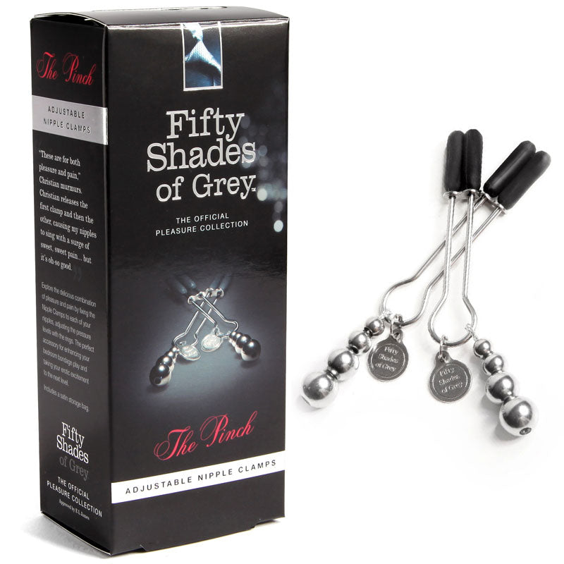 Fifty Shades of Grey The Pinch Adjustable Nipple Clamps by Fifty Shades of Grey