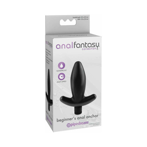 Anal Fantasy Collection Vibrating Beginner's Anal Anchor Black by Pipedream