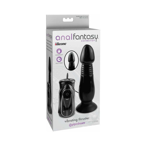 Anal Fantasy Collection Vibrating Thruster With Suction Cup Black by Pipedream