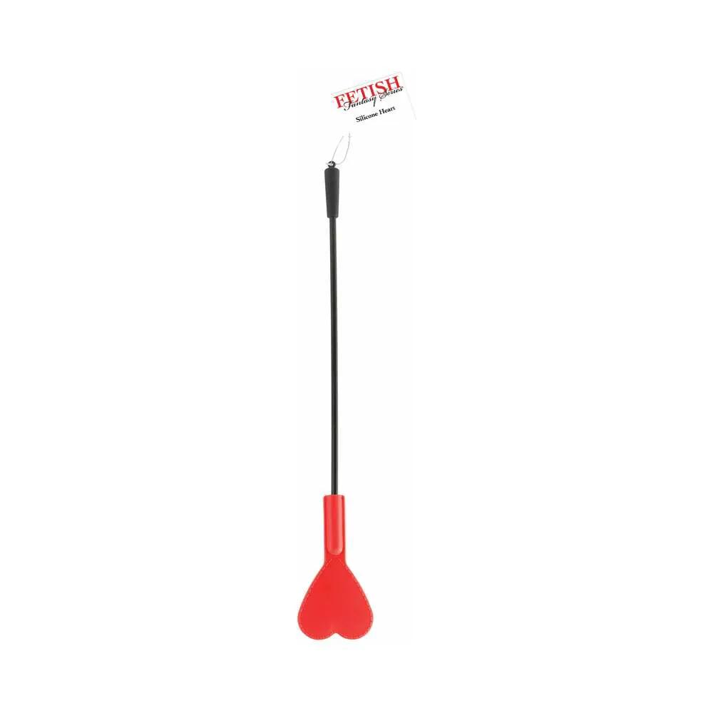 Fetish Fantasy Series Silicone Heart Crop Red by Pipedream