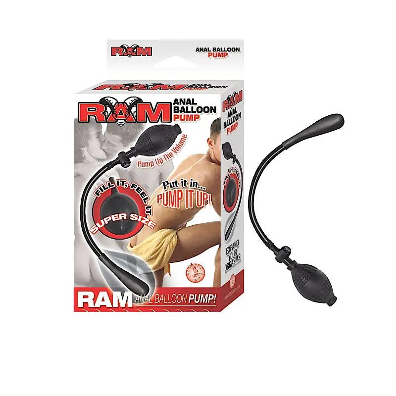 Ram Anal Balloon Pump (Black) by Nasstoys