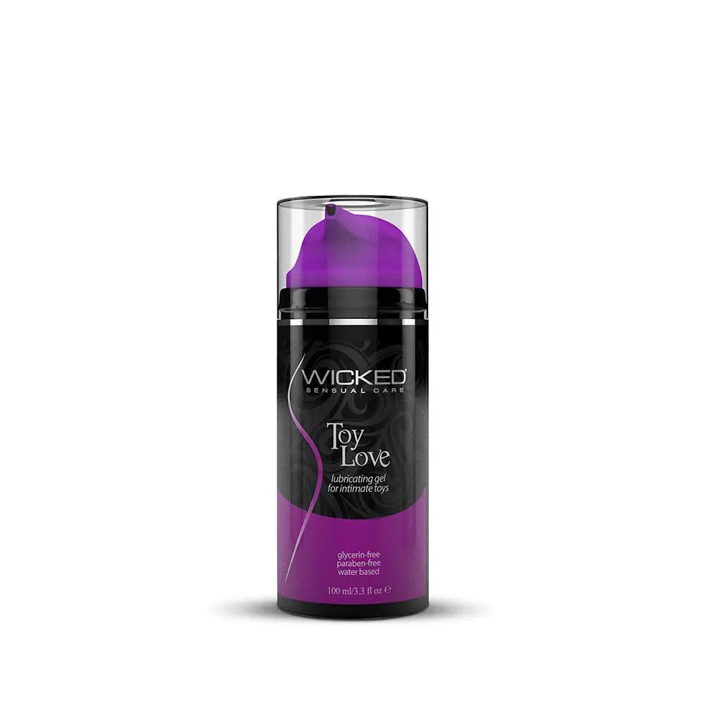 Wicked Toy Love Water-Based Lubricant Gel for Toys 3.3 oz. by Wicked