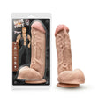 Hung Rider Trigger Realistic 8.5 in. Dildo with Balls Beige by Blush