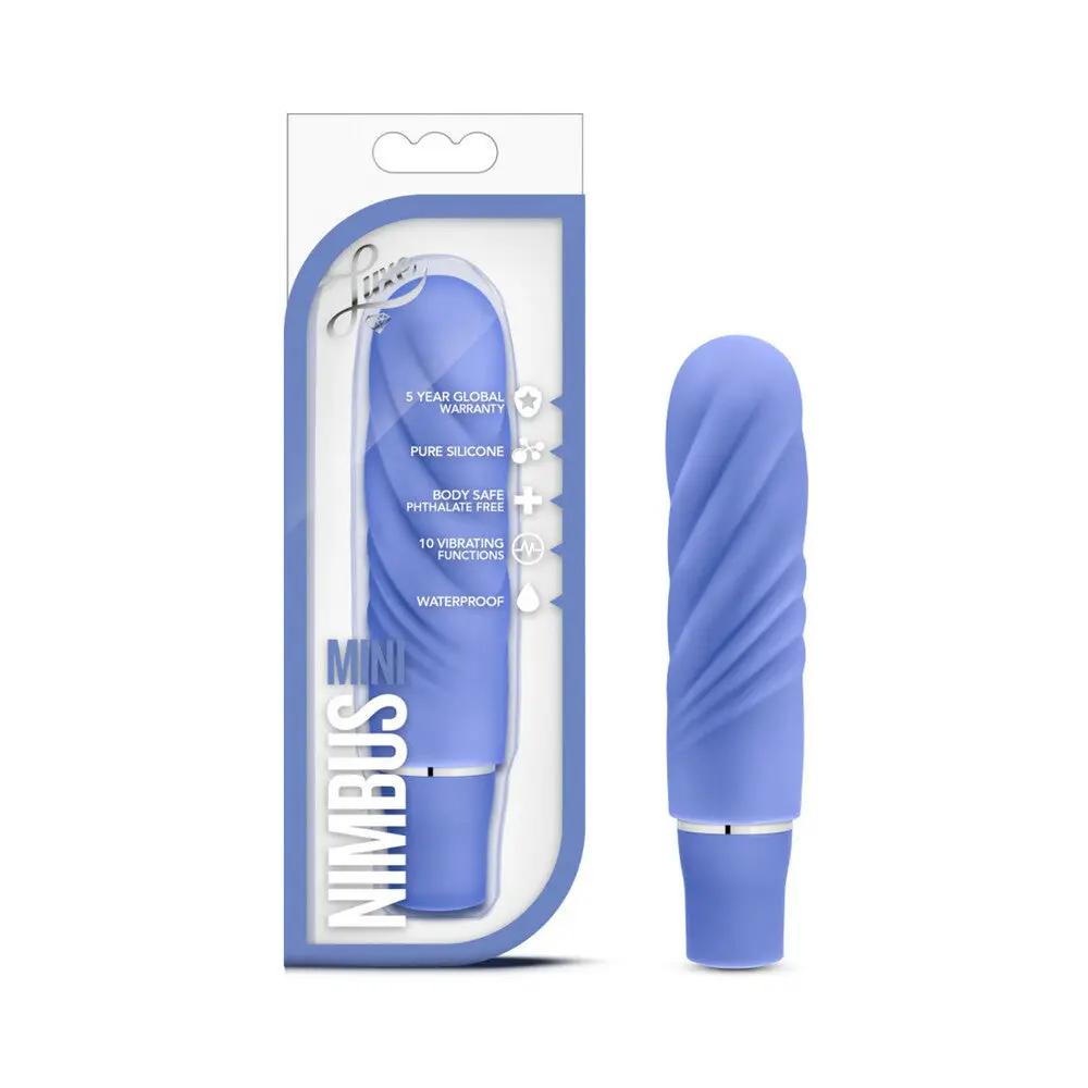 Luxe Nimbus Mini Silicone Vibrator Periwinkle by Blush