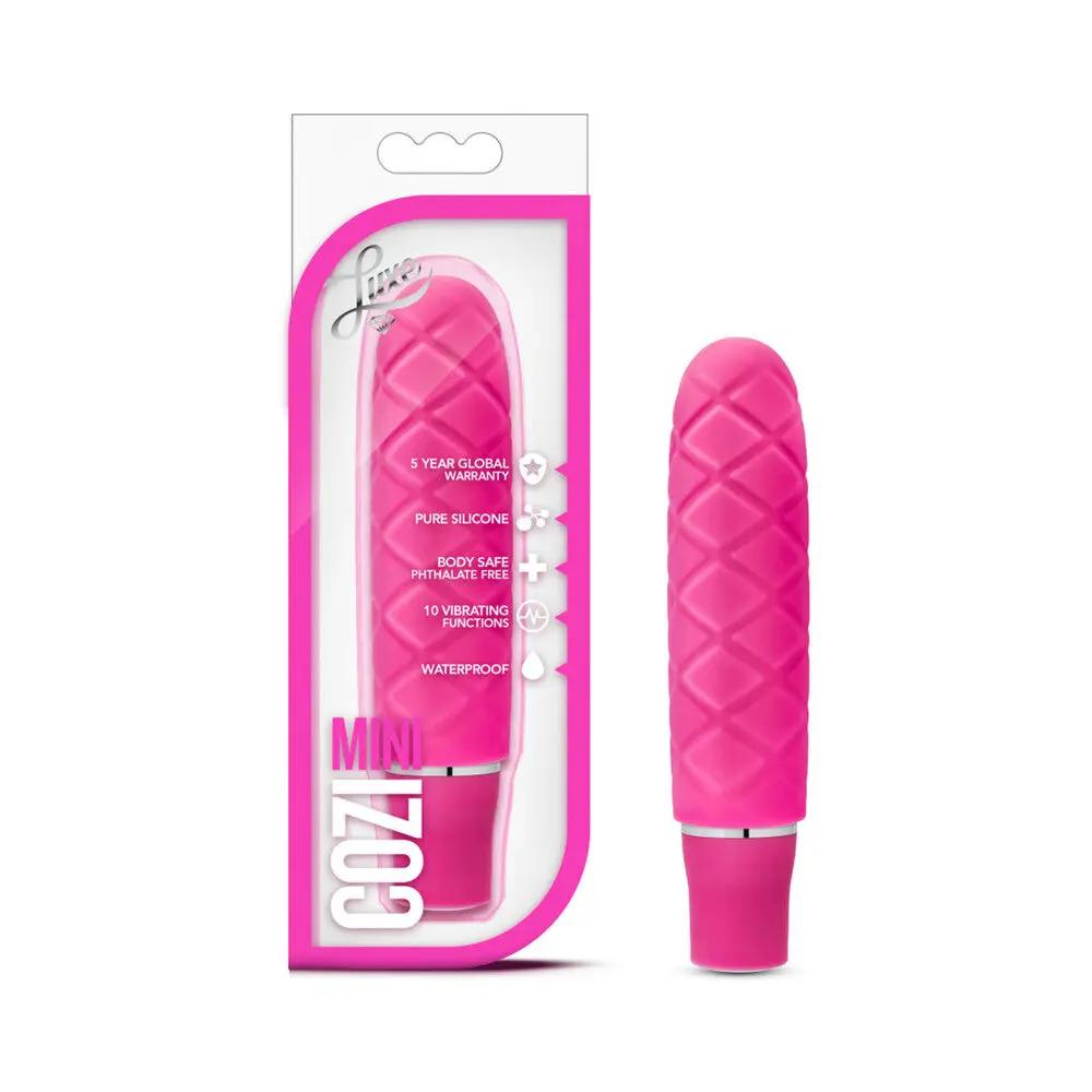 Luxe Cozi Mini Silicone Slimline Vibrator Fuchsia by Blush