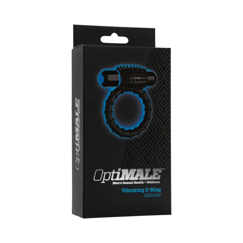 OptiMALE – Vibrating C-Ring Black by Doc Johnson