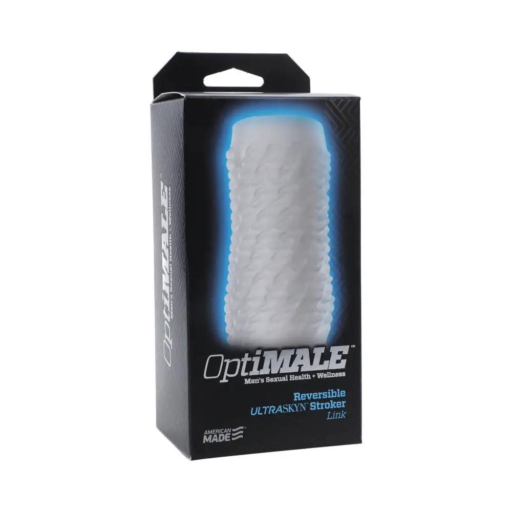 OptiMALE – Reversible UR3 Stroker – Link Clear by Doc Johnson