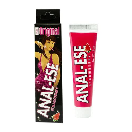 Anal-Ese Home Party Strawberry Desensitizing Cream 0.5 oz. by Nasstoys