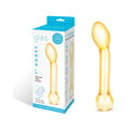 Glas 7 in. Honey Dripper Anal Slider Prostate Stimulating Glass Dildo by Electric Eel
