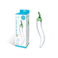 Glas 8.25 in. Glass Naturals Chili Pepper Dildo by Electric Eel