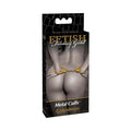 Fetish Fantasy Gold Metal Cuffs With Quick-Release Gold by Pipedream