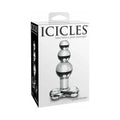 Icicles No. 47 Beaded 4 in. Glass Anal Plug Clear by Pipedream