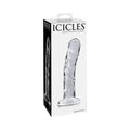 Icicles No. 62 Curved Realistic 6.5 in. Glass Dildo Clear by Pipedream