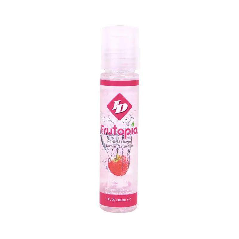 ID Frutopia Raspberry Flavored Lubricant 1 fl oz Pocket Bottle by ID Lubricants