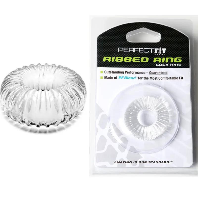 Ribbed Ring - Clear by Perfect Fit