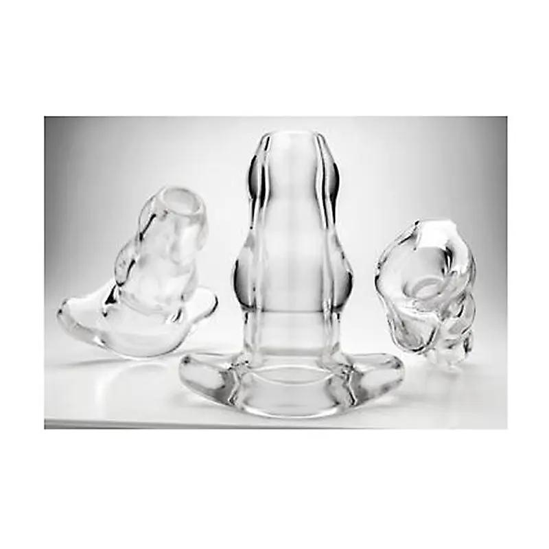 Double Tunnel Plug - Clear - Medium by Perfect Fit