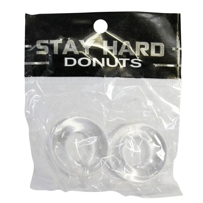 SI Power Stretch Donuts 2pk Clear by Si Novelties
