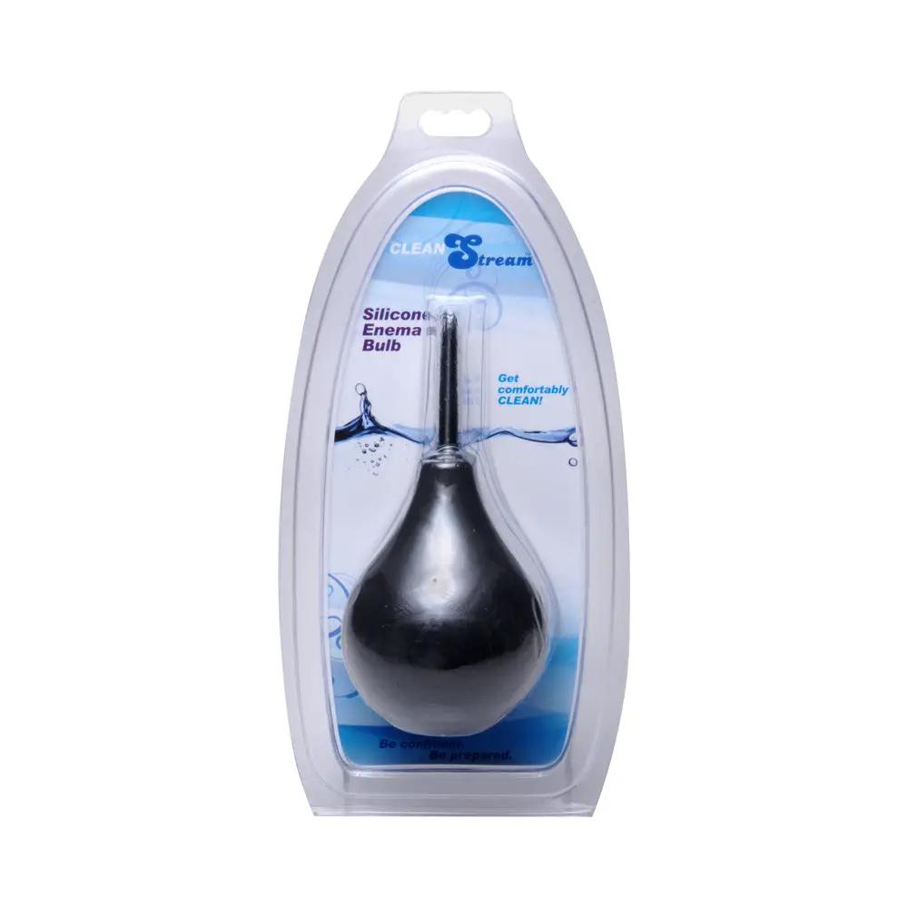 CleanStream Thin Tipped Enema Bulb Black by XR Brands