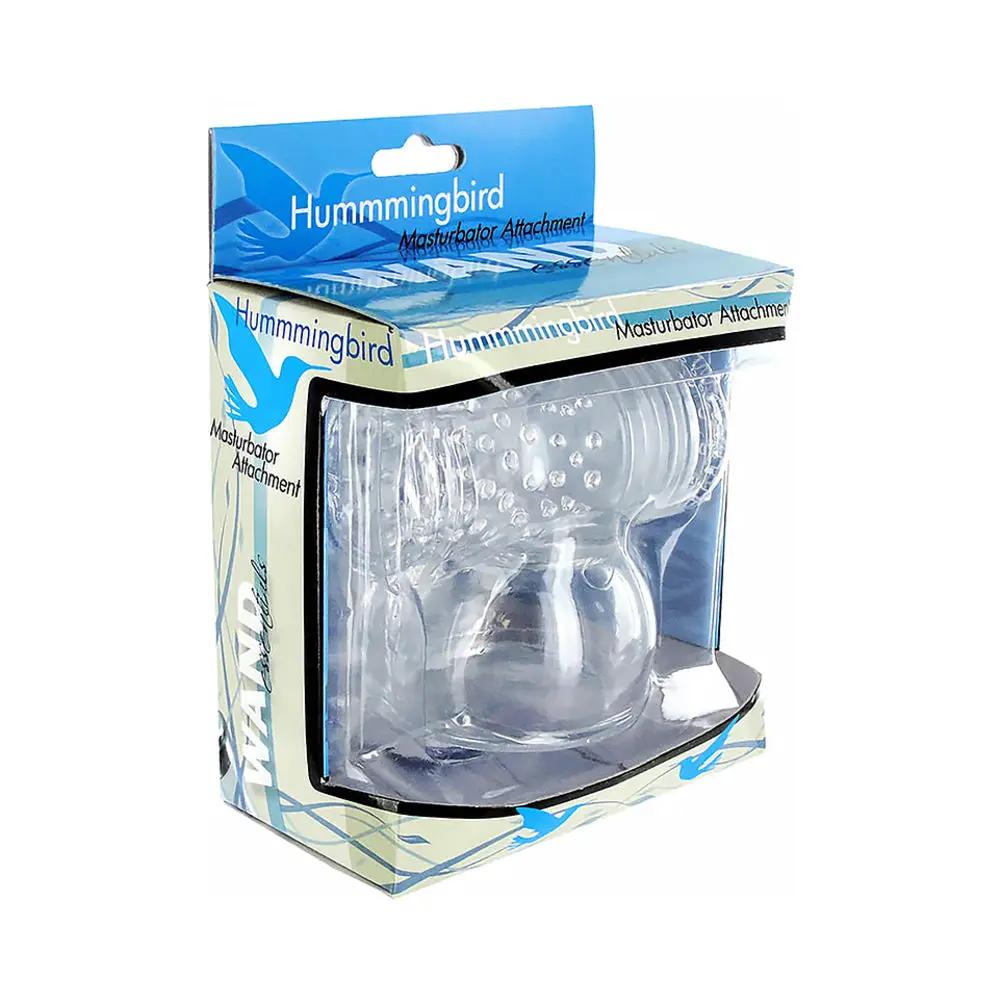 Wand Essentials Hummmingbird Attachment Clear by XR Brands