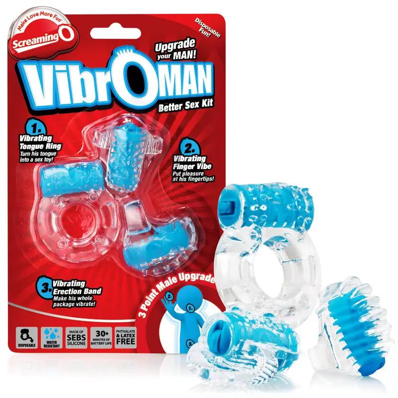 Screaming O VibrOMan Blue by Screaming O
