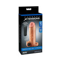 Fantasy X-tensions Vibrating Real Feel 1 in. Extension With Ball Strap Beige by Pipedream