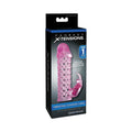 Fantasy X-tensions Vibrating Couples Cage 1 in. Extension Pink by Pipedream