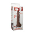 Bust It Squirting Realistic Cock Brown w/1oz Nut Butter by Doc Johnson