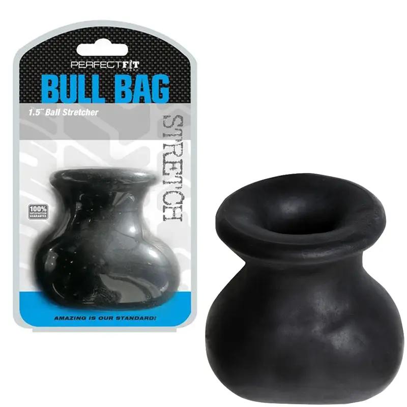 Perfect Fit Bull Bag XL 1.5in Ball Stretcher - Black by Perfect Fit
