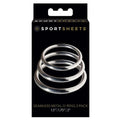 Sportsheets Metal O-Ring 3-Pack Silver by Sportsheets