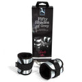 Fifty Shades of Grey Totally His Soft Velcro Handcuffs Silver by Fifty Shades of Grey
