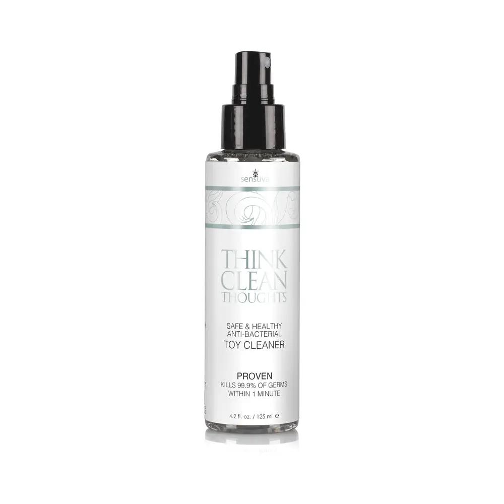 Sensuva Think Clean Thoughts Anti-Bacterial Toy Cleaner 4.2 oz. by Sensuva