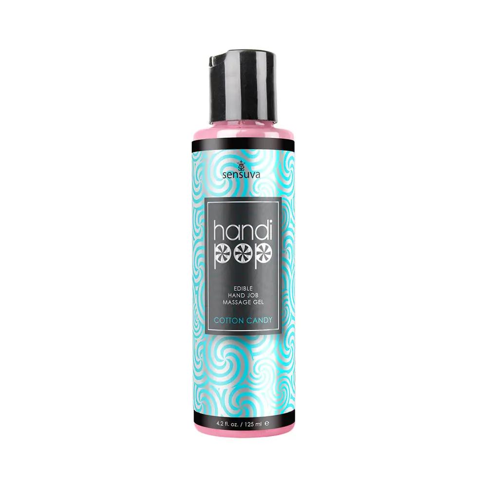 Sensuva HandiPop Edible Hand Job Massage Gel Cotton Candy 4.2 oz. by Sensuva