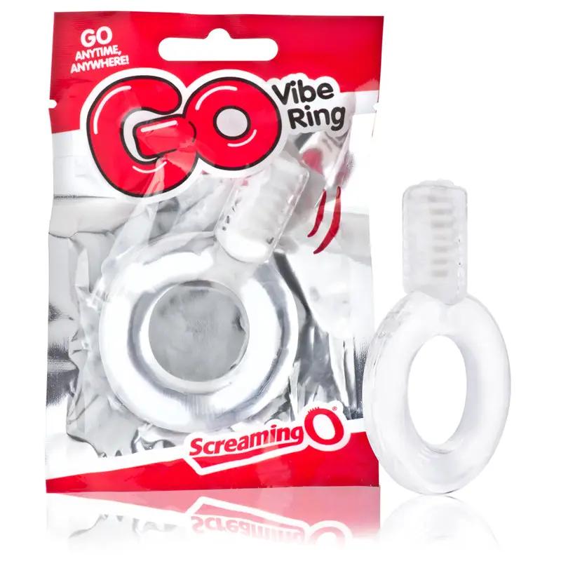 Screaming O GO Vibe Ring Clear by Screaming O