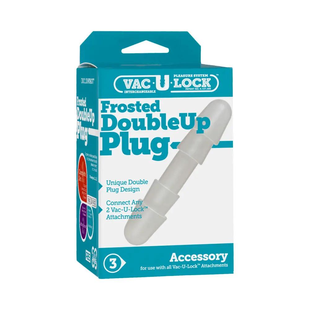 Vac-U-Lock - Frosted DoubleUp Plug Frost by Doc Johnson