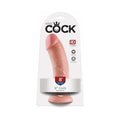 King Cock 8 in. Cock Realistic Dildo With Suction Cup Beige by Pipedream