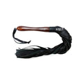 Rouge Wooden Handle Flogger Black by Rouge Garments