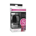 Wand Essentials Silicone Strap Cap Wand Harness For Dildos Black by XR Brands